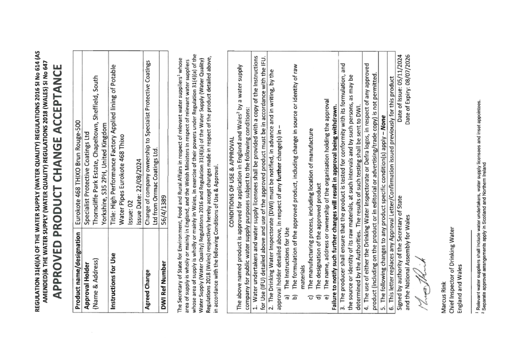 DWI Accreditation England and Wales