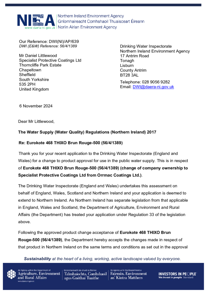 DWI Accreditation Northern Ireland