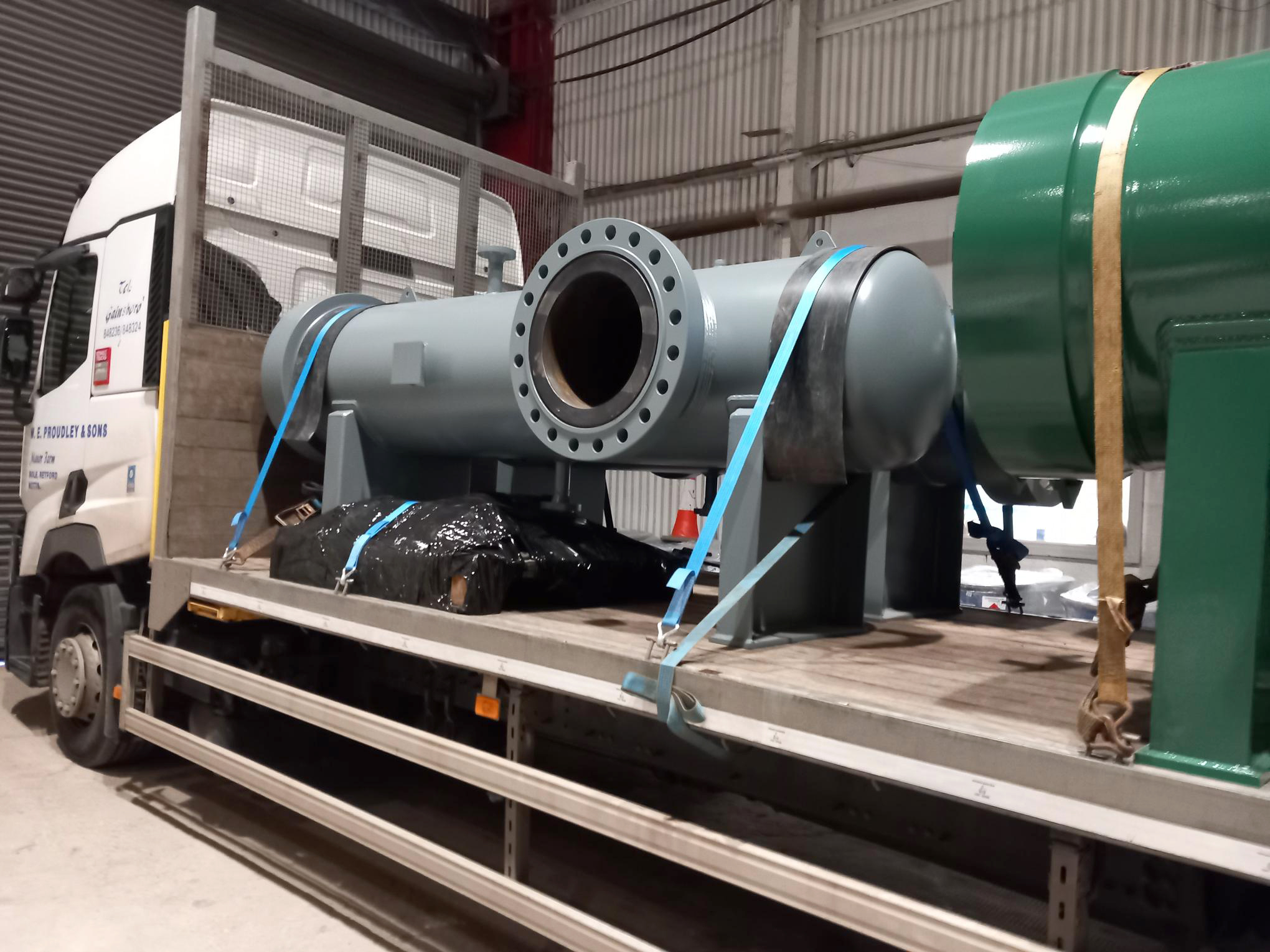 Corrosion protection for water vessel on truck bed