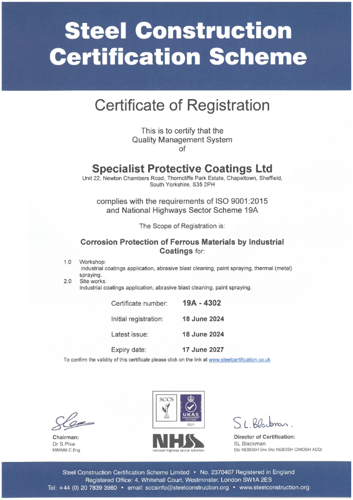 BS EN ISO 9001:2015 – National Highways Sector Scheme